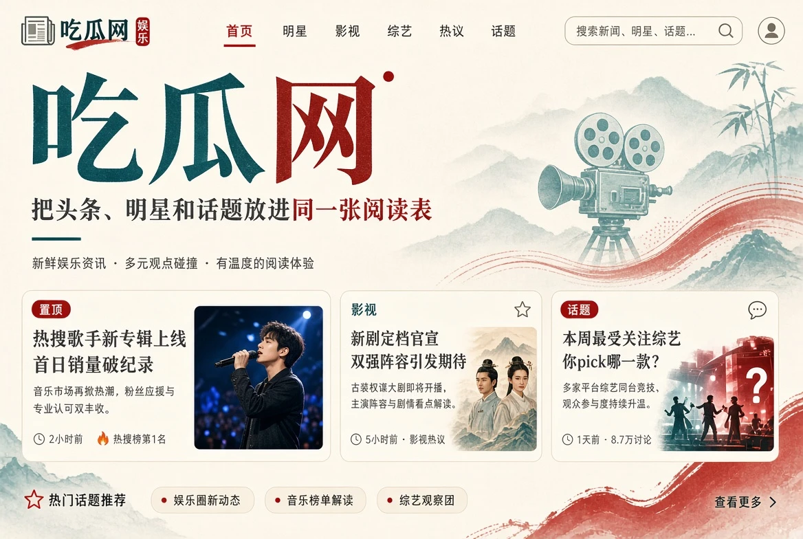 吃瓜网首页导读封面